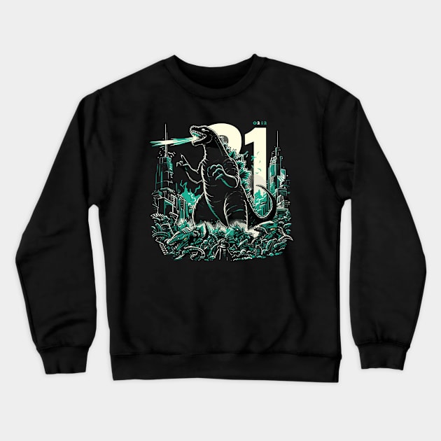 godzilla minus one Crewneck Sweatshirt by Rizstor